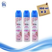 Pro Choice Air Freshener Spray Floral Scent 300 ml x 3+1 pcs. โปรช้อยส์ สเปรย์ปรับอากาศ กลิ่นฟลอรัล 300 มล. x 3+1 กระป๋อง