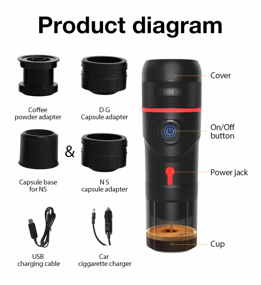 Mr. Coffee 4-Shot Steam Espresso, Cappuccino, and Latte Maker Black