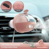 Mini Car Humidifier Dual-Use ขนาดเล็กประหยัดพื้นที่ Whisper-Quiet Usb Air Humidifier ชาร์จความชื้นสำหรับรถบ้าน