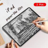 [HOT DOLXIOWEOH 539] 2Pcs กระดาษเช่นหน้าจอป้องกันฟิล์ม Matte PET ภาพวาดเขียนสำหรับ Apple IPad9.7 Air23410.510.9 Pro11 10.2 7/8th ป้องกันฟิล์ม