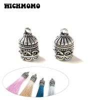 【YF】◇♂♛  New 10pcs/bag 16mm Plated Zinc Alloy  Beads Tassels End Cap Charms Pendants for Jewelry Accessories