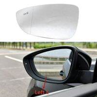 Car Heated Blind Spot Rear Mirror Glass For-Jetta Passat B7 Bettle Scirocco 3C8857521 3C8857522