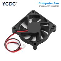 【YD】 60 X 10mm 2 Pins 12V Computer Cooling CPU Sink Cooler 4900-6050 Low Noise