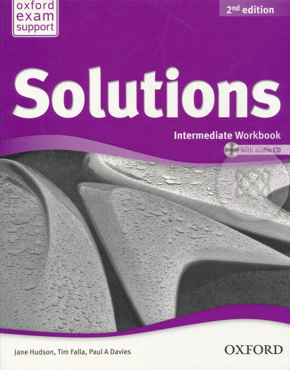 bundanjai-หนังสือคู่มือเรียนสอบ-solutions-2nd-ed-intermediate-workbook-cd-p