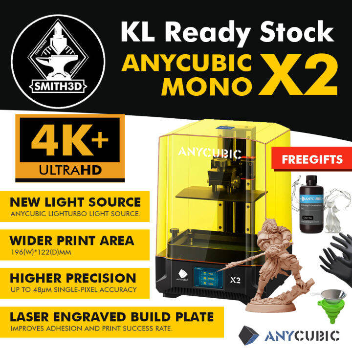 anycubic mono 2 print size