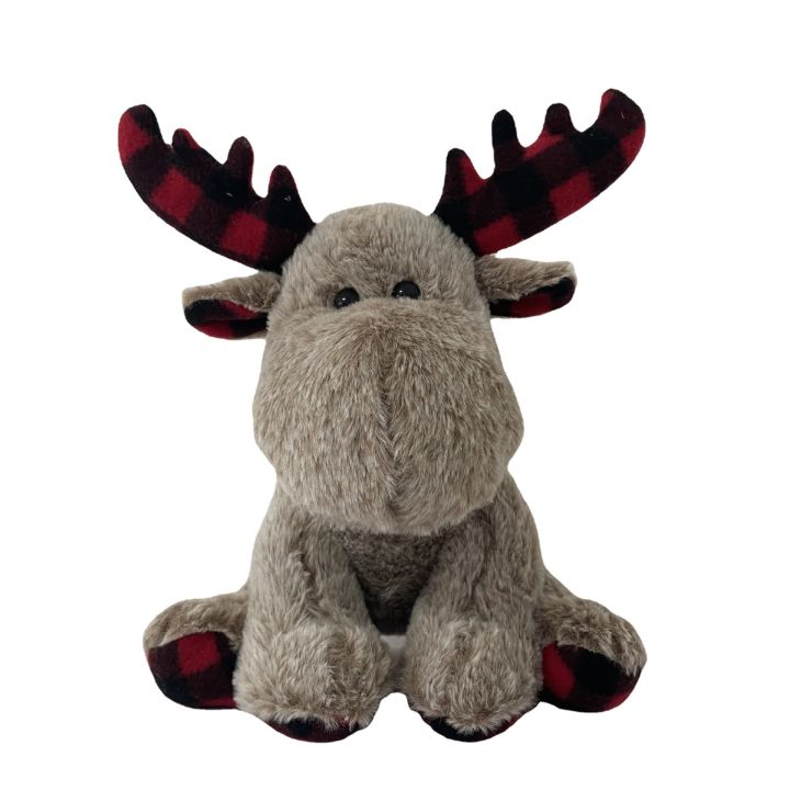 christmas-12-inch-antlers-can-bend-brown-reindeer-plush-toys-gifts-holiday