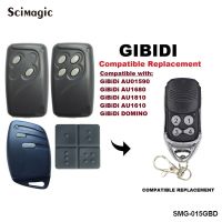 2023 latest GIBIDI ประตูโรงรถรีโมทคอนโทรล 433MHz รหัสกลิ้ง AU1600 AU1610 AU1680 AU1810 DOMINO Garage Command 433.92MHz Opener