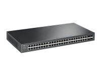 T1600G-52TS JetStream 48-Port Gigabit Smart Switch with 4 SFP Slots