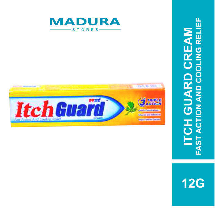 Itch guard Cream Fast Action And Cooling Relief 12g Lazada
