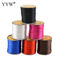 【YD】 60M/Roll 1.5MM Soft Rattail Silk Macrame Cord Shamballa String Thread Diy Necklace Jewelry Findings