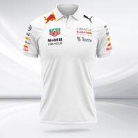 ❖ ถุงนอนแล้ว2022เสื้อโปโลชายแขนสั้นชุดแข่งรถกระทิงแดง F1ใหม่