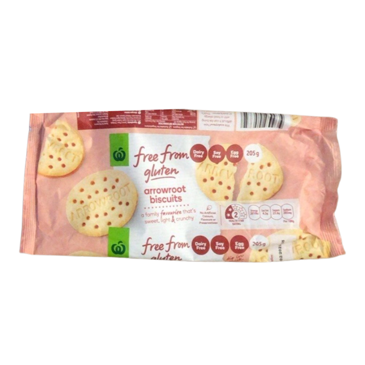 Free From Gluten Arrowroot Biscuit Woolworths บิสกิต คุ้กกี้ ขนม ขนม