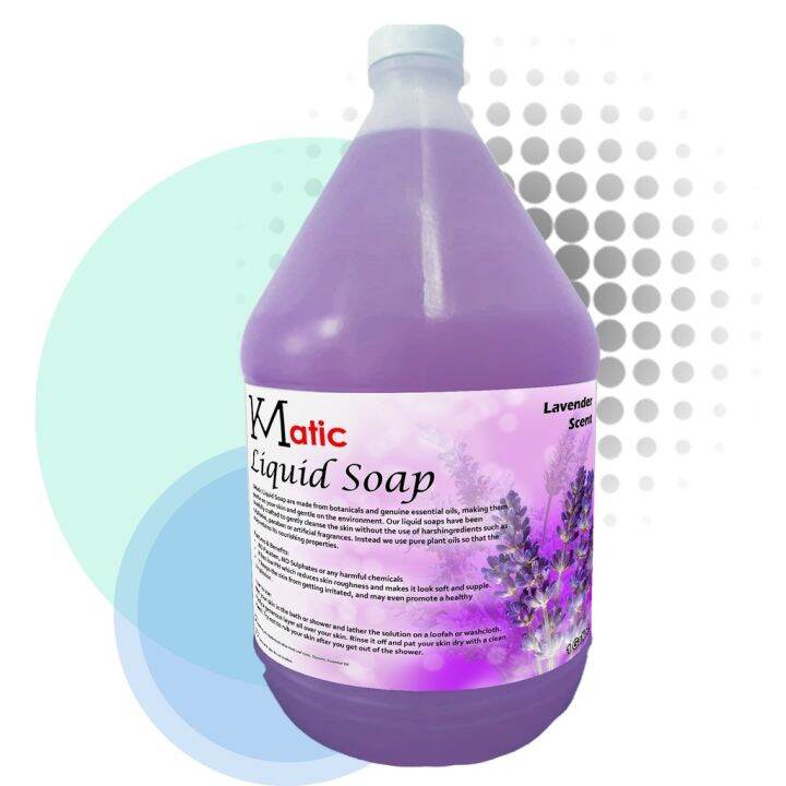 KMatic Liquid Soap (For Hand Body) Sulfate Paraben Free Hotel Grade
