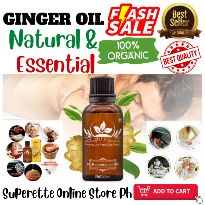 😍 100 Effective Miracle Ginger Essential Oil Massager 🔥Great Natural