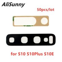 AliSunny 50ชิ้นเลนส์กระจกกล้องถ่ายรูปหลังสำหรับ Samsung Galaxy S9 S8 S10บวก S10E ขอบ S7สติกเกอร์ปลอกคอกันสุนัขเลียหลัง8 9 3M