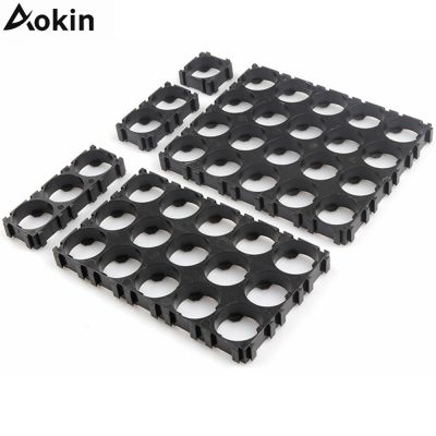 Aokin 3/20pcs 18650 Lithium Cell Cylindrical Battery Case Holder Batteries Pack Plastic Holder Bracket For Diy Battery Pack