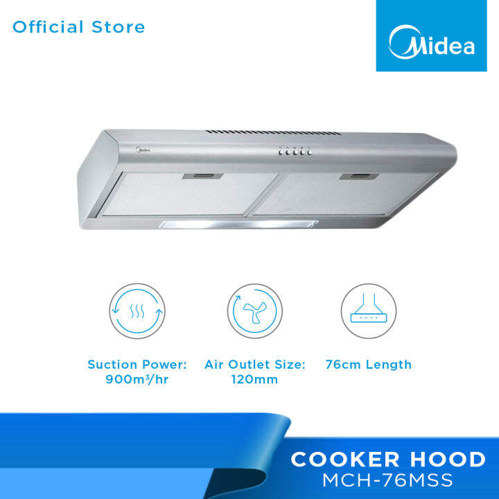 midea slim cooker hood