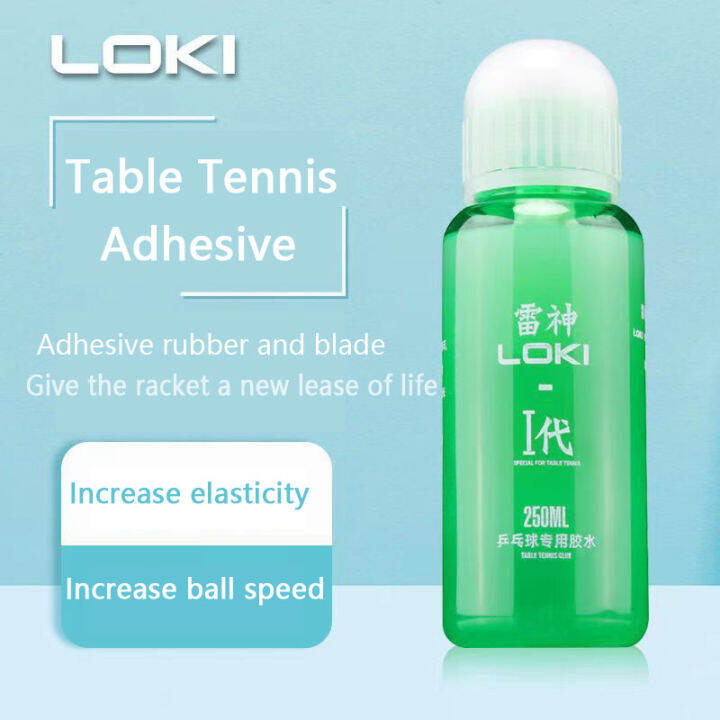 LOKI 250ml Professional Table Tennis Water Glue with Brush Organic Ping