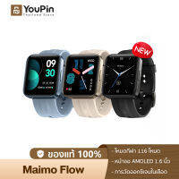 [ใหม่ล่าสุด] Maimo Flow Smart Watch GPS 1.6" AMOLED HD Screen วัดออกซิเจนในเลือด SpO2 Smartwatch สมาร์ทวอทช์