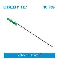 10ชิ้น/ล็อต2.4Ghz 5.8Ghz Pcb เสาอากาศในตัว50ω 2dbi 2W อินเตอร์เฟซ Ipex-1 Txwf-Pcb-4008 Debyte