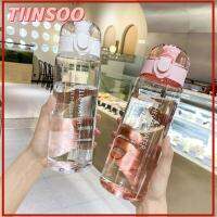 TIINSOO 780ml เด็กชายสาว ชัดเจน ฝ้า พลาสติกครับ ขวดน้ำดื่ม ขวดน้ำกีฬา รั่วซึม ถ้วยดื่ม