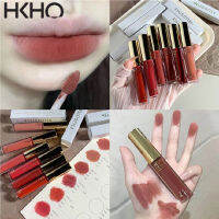 HKHO Soft Mist Velvet Matte Lip Glaze Long-Lasting Non-Stick Cup Lip Tint ลิปสติกเหลว