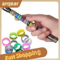 ARQEAR529453มือจับซิลิกาป้องกันเจล10ชิ้น,แหวนรูปตัวโอป้องกันอุปกรณ์ตกปลาแหวนกันลื่น