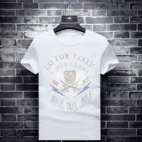 2021 Bear Bright Diamonds T Shirts Men Fashion Street Wear Short Sleeve O Neck Modal Cotton Tshirts Camiseta Fashion Hombre