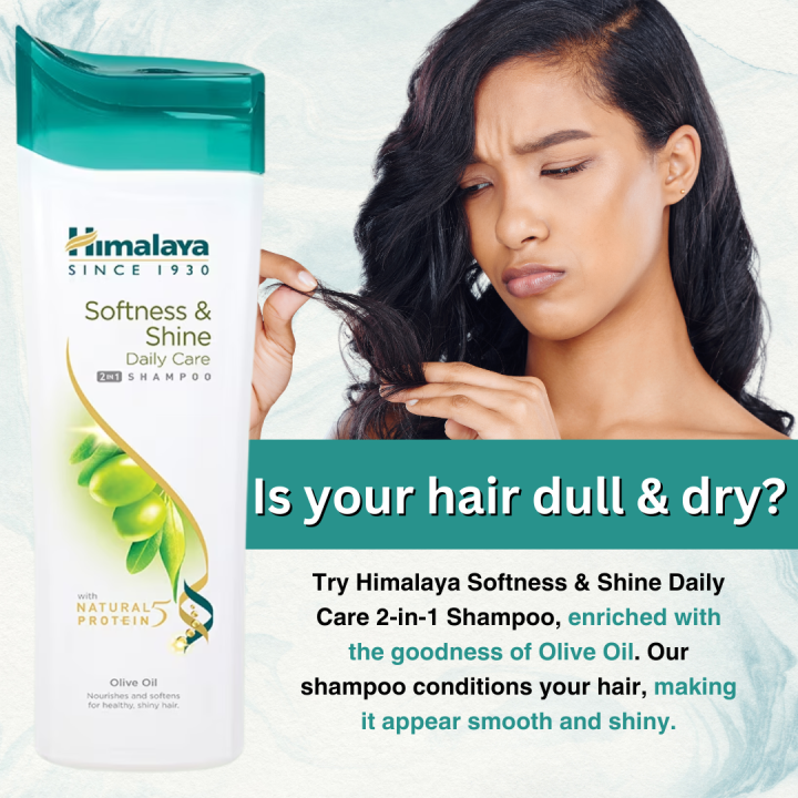 Himalaya Protein Shampoo Softness and Shine Daily Care 400ml Syampu ...