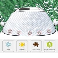 hot【DT】 Magnetic Car Windshield Snow Cover Block Protection Anti-icing Front Windscreen