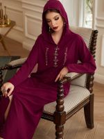 Gaun Ramadan Kaftan Maroko Unacara Gaun Malam Sabaya Wanita Dubai Gaun Muslim Wanita Mewah Jubah Wanita Arabe