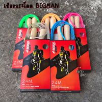 เชือกกระโดดออกกำลังกาย เชือกบิ๊กแมน เชือกกระโดด BIGMAN SPORT ด้ามไม้ NO.W-300 พร้อมส่ง