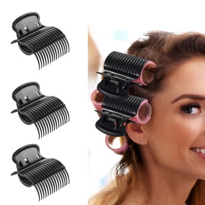 【LZ】㍿  Hot Roller Clips Plastic Hair Curler Claw Clips Substituição Roller Clips para pequenos médios grandes e Jumbo Hair Salon Rollers