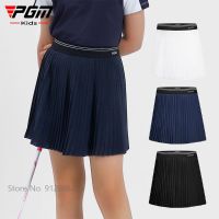 PGM Girls Golf Pleated Skirt Summer Anti-exposure Skorts Children Quick-dry Sportswear Kids Sports Apparel High Waist Slim Pantskirt S-XL