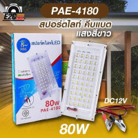 ไฟ LED สปอร์ตไลท์ กำลังไฟ 80 วัตต์ ใช้นอกอาคารได้ PAE-4180