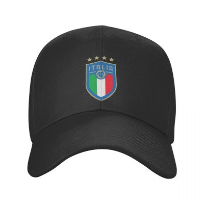 Personalized Italia Figc Baseball Cap for Men Women Breathable Italian Football Gift Dad Hat Outdoor