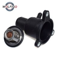 WOLFIGO Coolant Thermostat &amp; Housing For Renault Clio II Kangoo Laa Megane Logan Scenic 8200772985 7700101179 8200561420