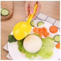 ❏ 1Pcs Kitchen Accessory Cooker Half Round Non-stick Rice Scoop Mold Rice Ball Spoon Sushi Mold Cute Kitchen Rice Spoon