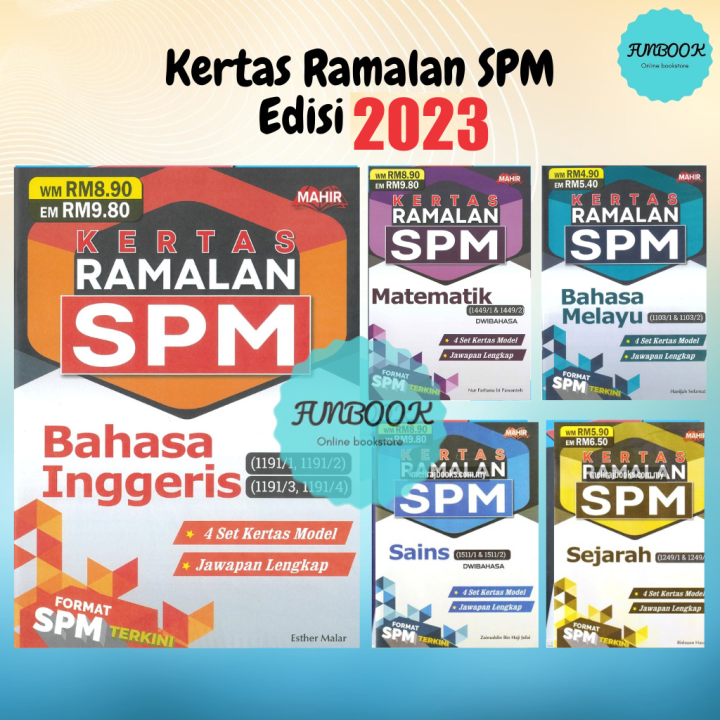 [FUNBOOK] Mahir : Kertas Ramalan Spm (Format Spm 2022) edisi 2023 | Lazada