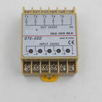 ST5-5DD 5กลุ่ม Din Rail SSR Quintuplicate ห้าอินพุตเอาต์พุต24VDC เฟสเดียว DC Solid State Relay