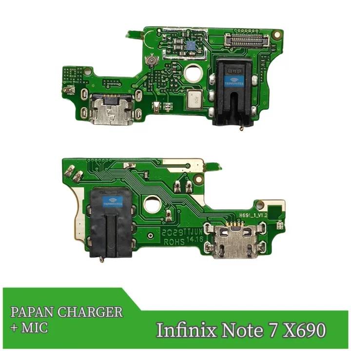 Papan Charger Board Charging Mic Infinix Note 7 X690 X690b Original Lazada Indonesia 3525