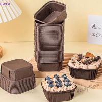 【Ready Stock】 ✴ C14 EWFA 50Pcs/Set Cake Mold Square Shape Bread Pan Cake Muffin Cupcake Paper Cups NEW