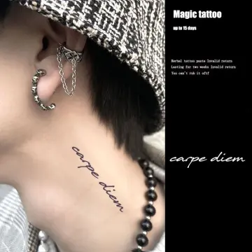 Carpe diem tattoo Cut Out Stock Images & Pictures - Alamy