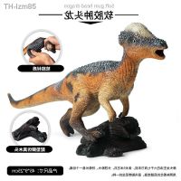 ?สัตว์จำลอง Children soft glue simulation model of wall dinosaur toy swollen head Long Ming river dragon bloom velociraptor tyrannosaurus rex