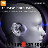 ZZOOI Xiaomi Driving Bone Conduction Headphones Bluetooth 5.3 Wireless Earphones Waterproof Sports Headset with Mic for Running