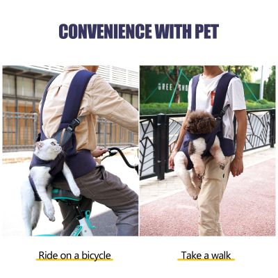 ☏⊕ Summer Dog Backpack Portable Double shoulder Breathable Cat Bag Walking Tool Pet Supplies Pet Bag