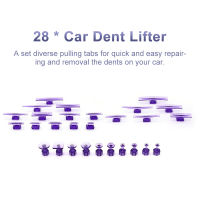 28Pcs รถ Tabs Dent Lifter Dent Puller Kit Dent Removal ชุดเครื่องมือสำหรับ Auto Paintless Dent Repairing เครื่องมือสำหรับรถ Body