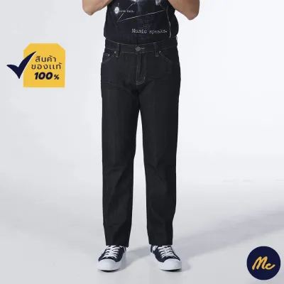 Mc Jeans กางเกงยีนส์ กางเกงขายาว ทรงขากระบอก สียีนส์เข้ม ทรงสวย MBR4017