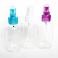 3Pcs/lot 75ml Nose Spray Refillable Bottles Plastic Sample Bottles Small Empty Bottle Acetone Dispens Cosmetic Containers