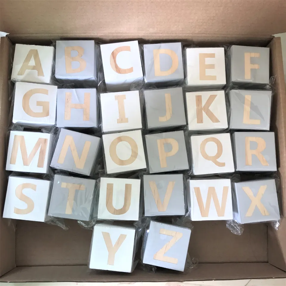 DIY Baby Name Blocks! 